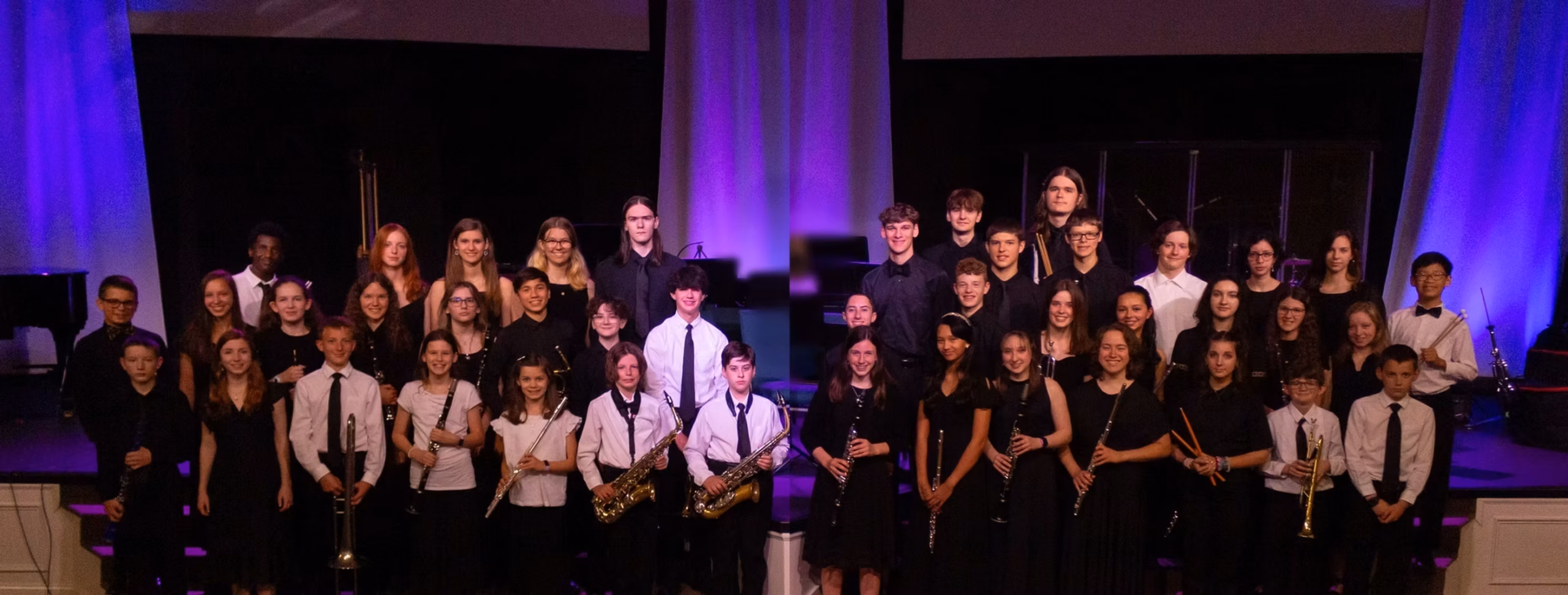 Capital Christian Homeschool Bands performing